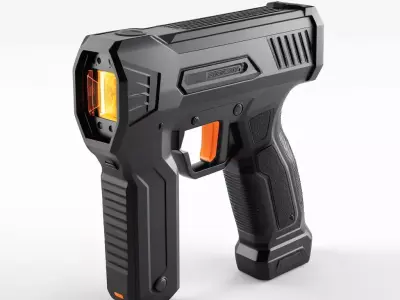 Futuristic Stun Gun 3D Model 3D model purchase