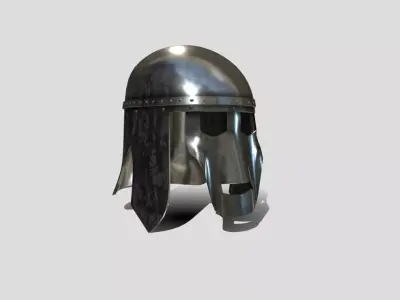 Medieval Anglo Saxon Helm Low-poly 3D model