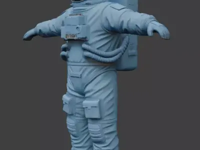 Realistic Astronaut Space Suit 3D Model 3D model