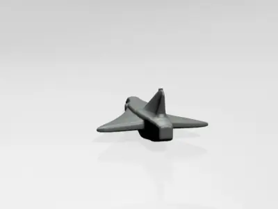 Jet Fighter 02 3D model