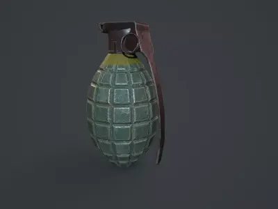  Military Grenade MK2 Low-poly 3D model