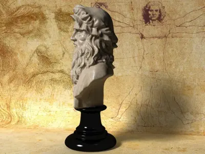 Leonardo Da Vinci Bust 3D model