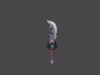 Zeloeman Sword A 46 Low-poly 3D model