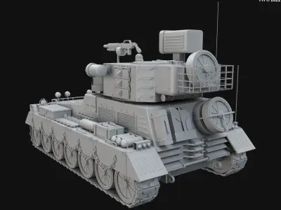 Concept vehicle 1-Clay Version 3D model