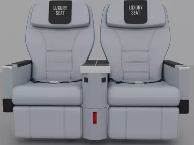 Luxury Seat 3D model
