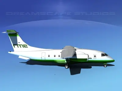 Dornier 328Jet Rocky Mountain Express 3D model