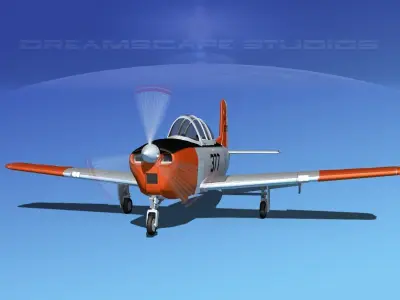 Beechcraft T-34 Mentor Philippines 3D model