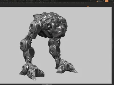 robot battle a04 3d print model 3D print model