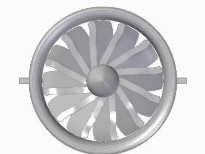 110 mm rc edf 3D print model