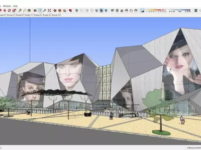 Sketchup Shopping Center R4 3D model