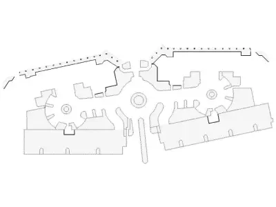 Commercial Interior Sketch - 53001-64000 SF - Xactimate 3D model