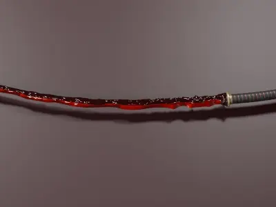 RIVERS OF BLOOD - ELDEN RING WEAPON 3D model