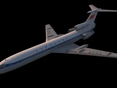 Tu-154 3D model