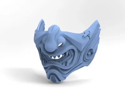 SAMURAI MASK FOR MORTAL KOMBAT 3D model
