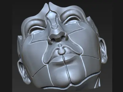 Sci-Fi Head 3D print model purchase