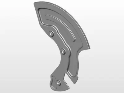 Splash Gard Audi A6 C5 Free 3D model