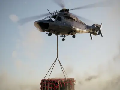 loot box supply Low-poly 3D model