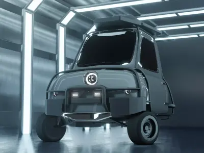 Peel P50 Offroad Free 3D model