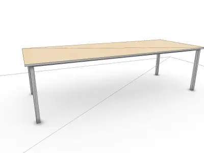 Meeting Table SHC Quick Office lm Low-poly 3D model