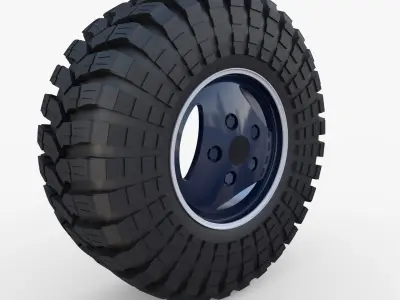Range Rover Classic Wheel Maxxis Trepador 3D model