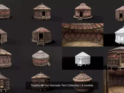Traditional Yurt Nomads Tent Collection 