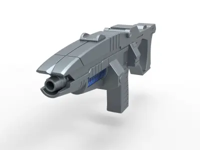 Andorian Plasma Rifle from Star Trek Enterprise TV series 3D model