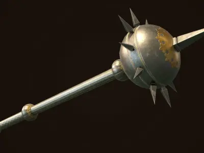 Mace 14 Low-poly 3D model