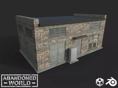 Electrical Substation Free low-poly 3D model