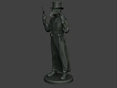 Hans Plague Doctor PDS005 3D print model