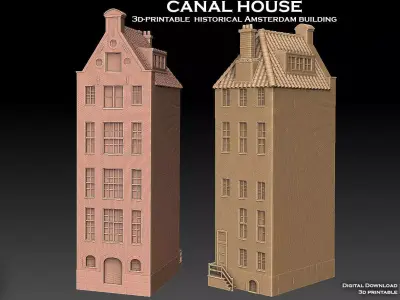 Canal House 3D print model