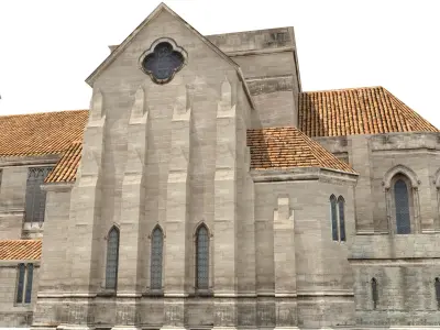 Church Building 169 Low-poly 3D model