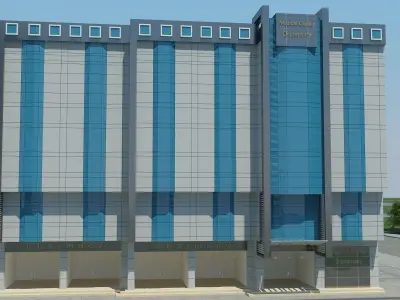 Medical Center Building 3D model