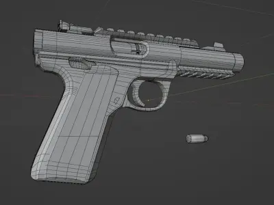 RUGER MK IV  3D model