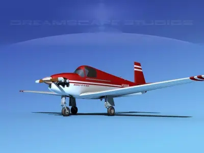 Mooney M-18 Mite V09 3D model
