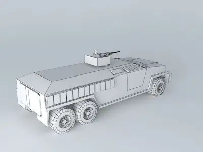 Aristo 2 armored vehicle 3D model