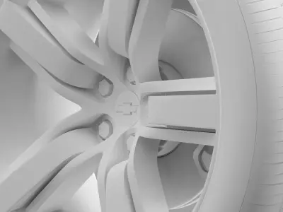 Chevrolet Camaro LS7 2008 wheel 3D model