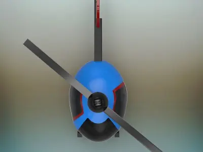 Toy Helicopter 3D model