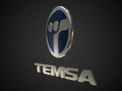 temsa logo 3D model