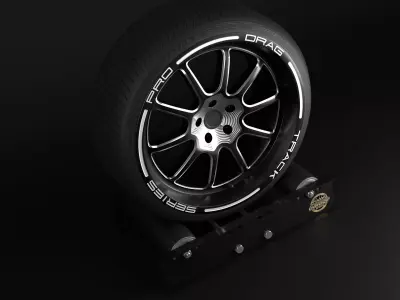 Pro Drag Track Series Low-poly 3D model