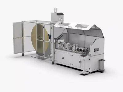 Automatic Aluminum Fin Forming Machine 3D model