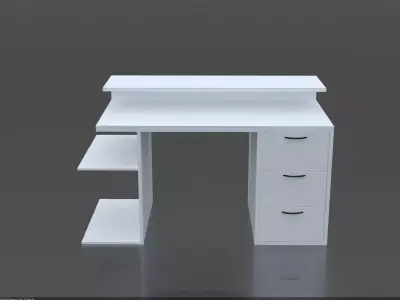 PC Table Free 3D model