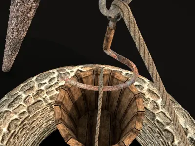 historical well 3D model