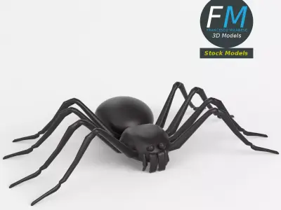 Spider base mesh 3D model