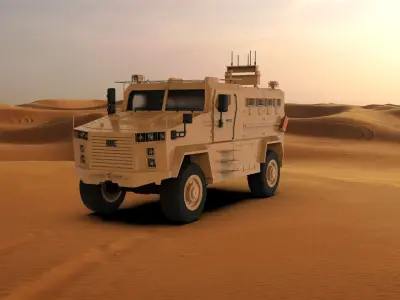 BMC Kirpi 2 Low-poly 3D model