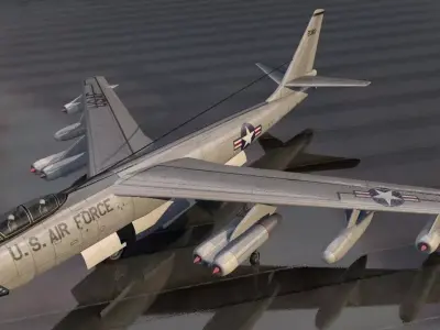 Boeing B-47E Stratojet 3D model