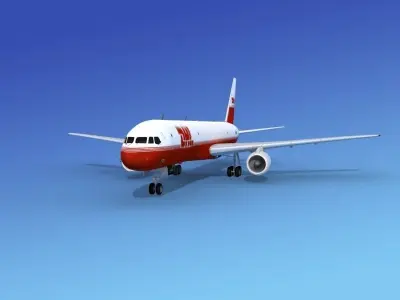 Boeing 757-200 DHL Cargo 3D model