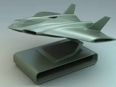 Bomber Model - Printable 3D print model