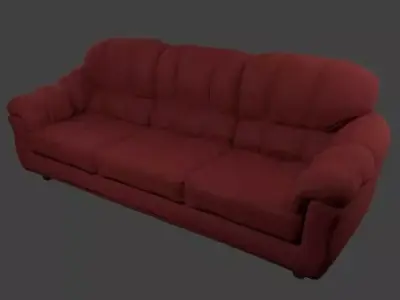 Couch sofa Free low-poly 3D model
