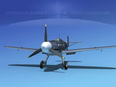 Messerschmitt BF-109 V16 3D model