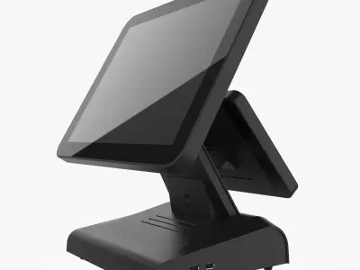 POS terminal monitor 1619D 3D model